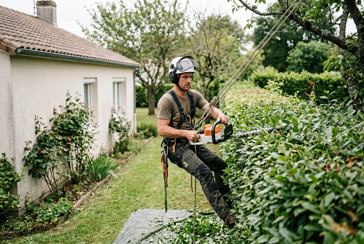 Taille de haies à Cholet : Entretien et structuration de vos espaces verts